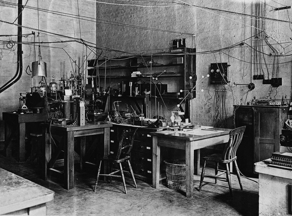 Detail of Research Laboratory of Ernest Rutherford at Cambridge by Anonymous