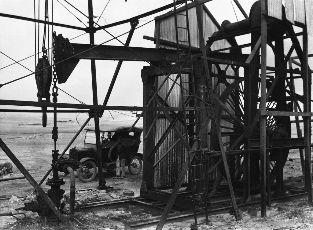 Detail of Persian Oil Well Pump by Anonymous