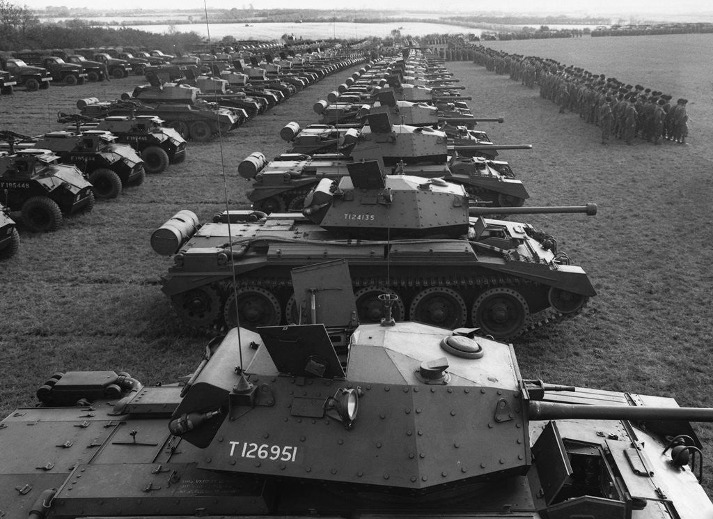 Detail of Czech Tank Regiment in the Midlands, 1943 by Anonymous