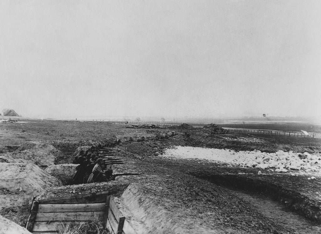 Detail of Advance Post of German Trenches near Tannenberg by Anonymous