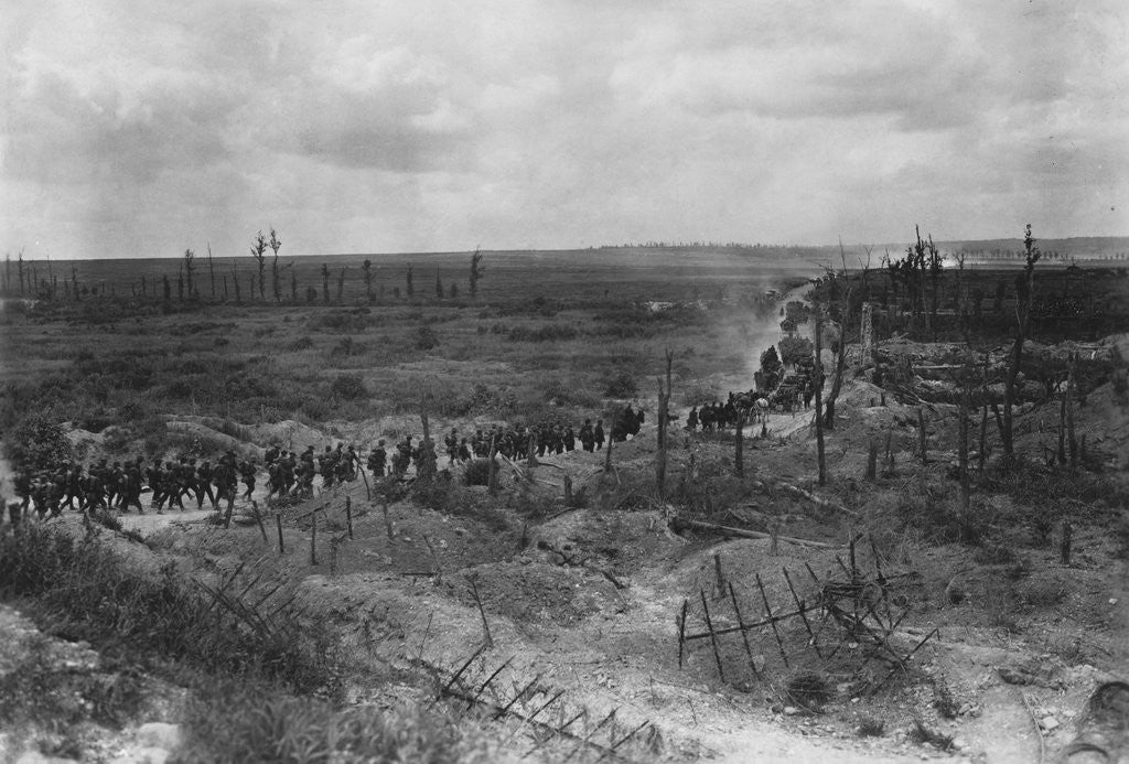 Detail of German Soldiers Advance Across France by Anonymous