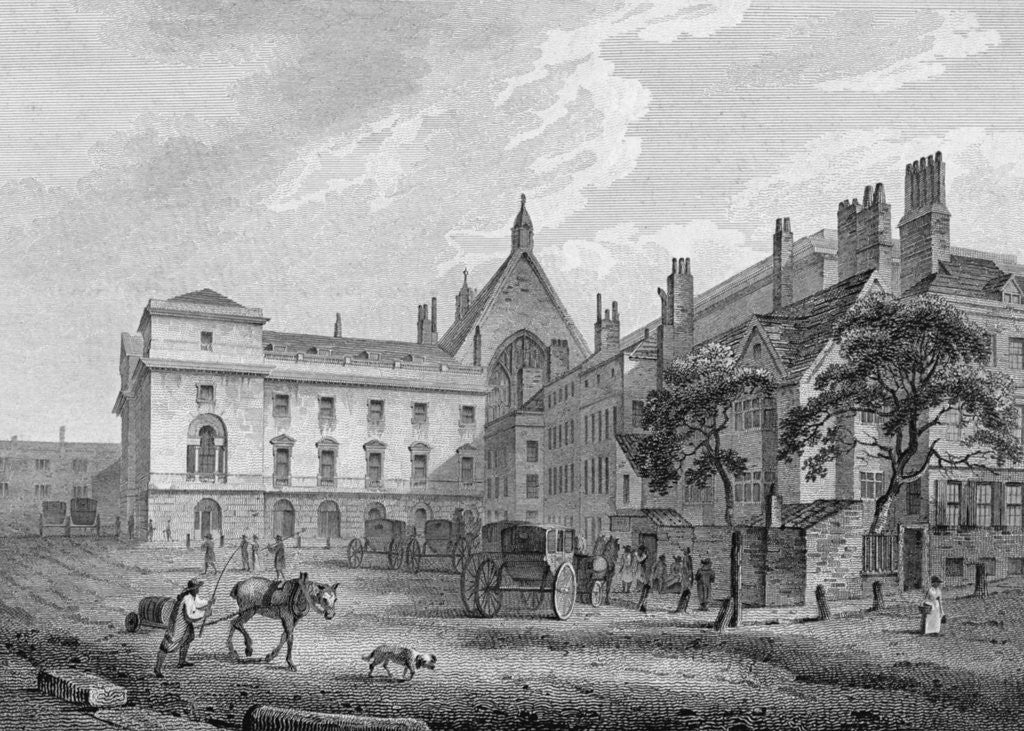 Detail of Old Palace Yard, Houses of Parliament by Anonymous