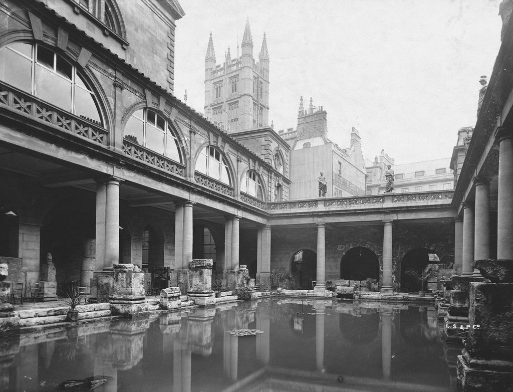 Detail of Roman Bath in Bath by Anonymous