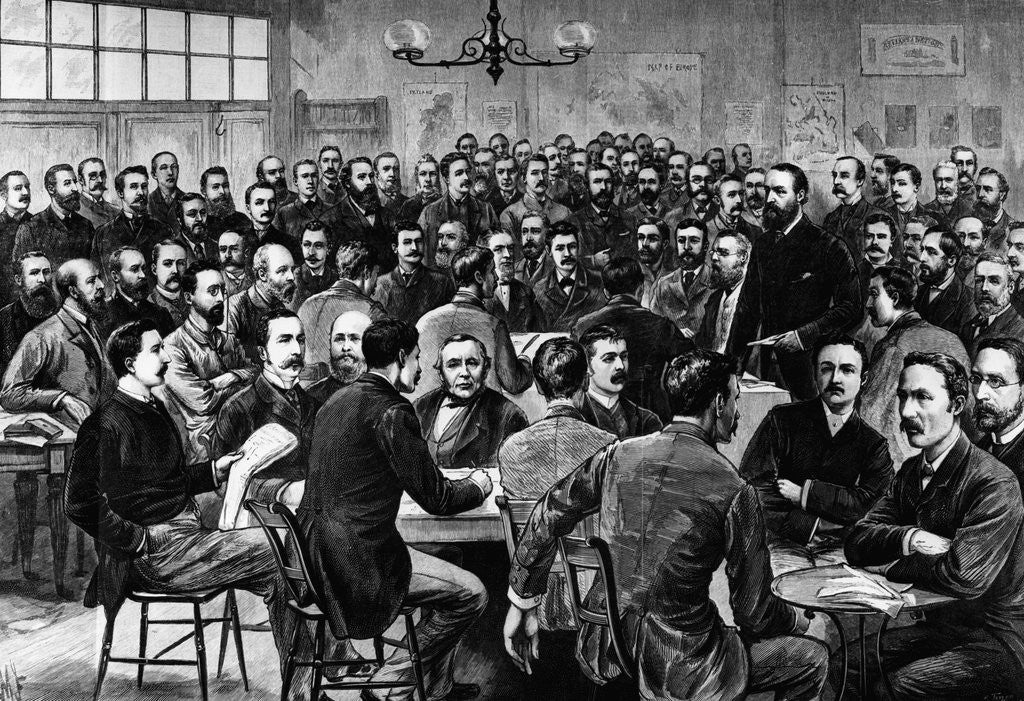 Detail of Meeting of Irish Parliamentary Party by Anonymous