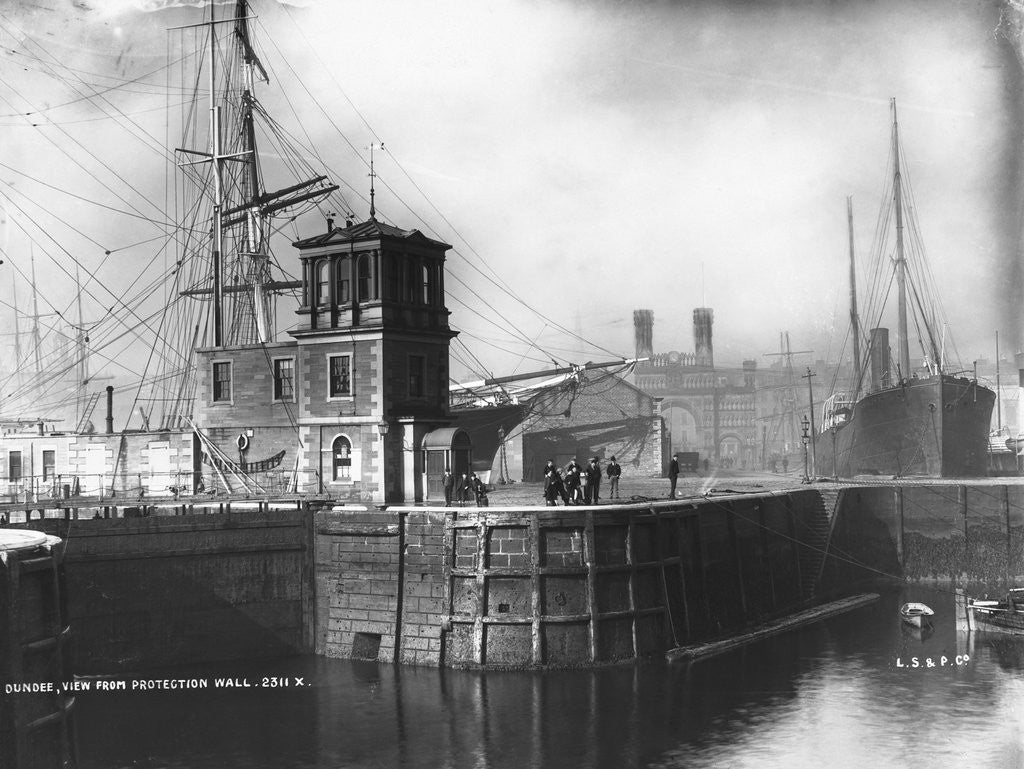 Detail of Dundee Harbor by Anonymous
