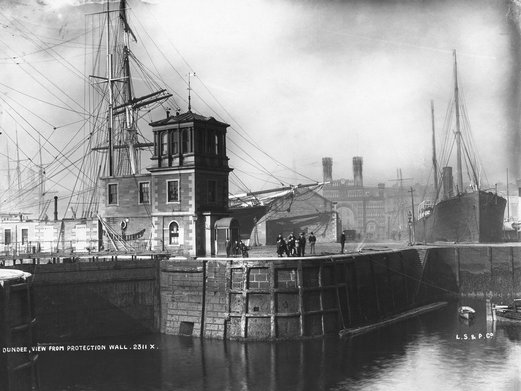 Detail of Dundee Harbor by Corbis