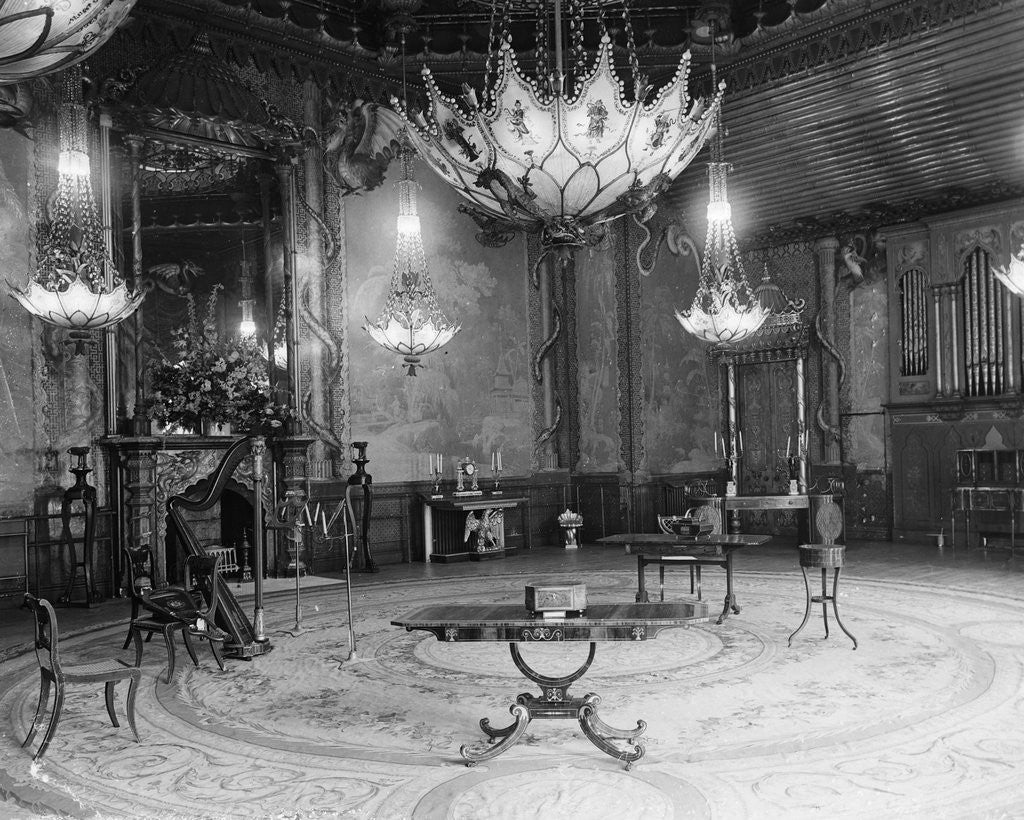 Detail of Music Room in Brighton Pavilion by Anonymous