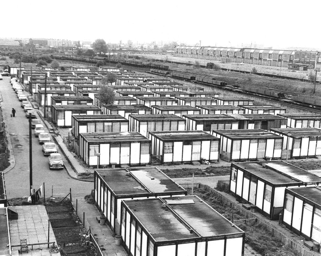 Detail of Prefabricated Housing Estate by Corbis