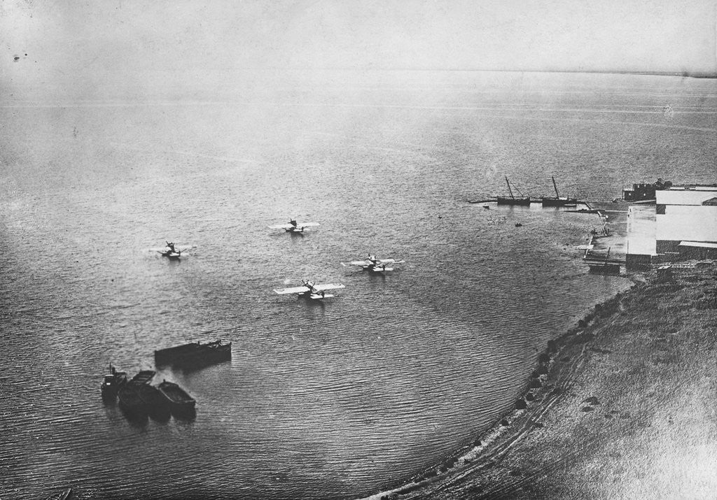Detail of Spanish Aircraft on Moroccan Waters by Anonymous