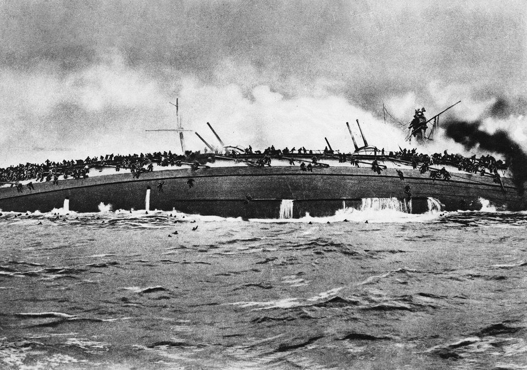 Detail of Capsize of the 'Blucher' on Dogger Bank by Anonymous
