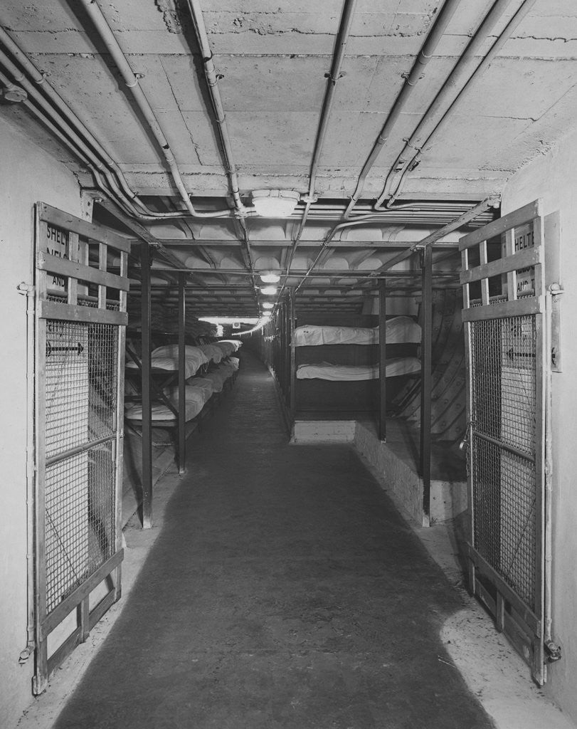 Detail of Inside a Nuclear Shelter by Anonymous