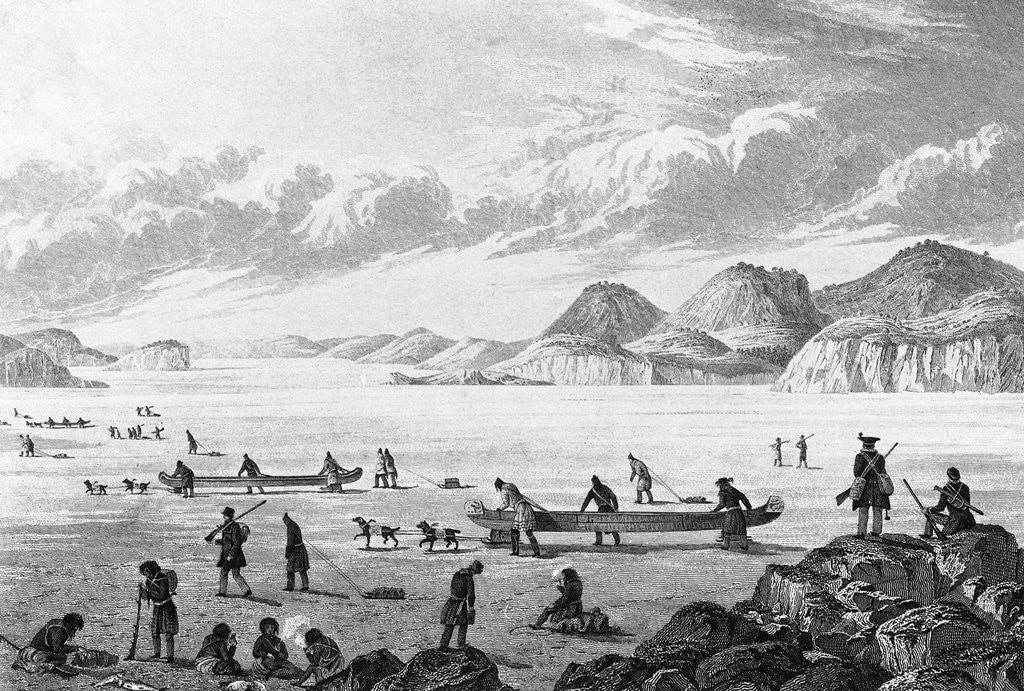 Detail of Passing Point Lata on the Ice by Edward Finden