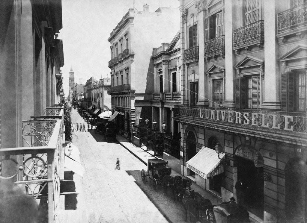 Detail of Buenos Aires Streetscene. by Anonymous