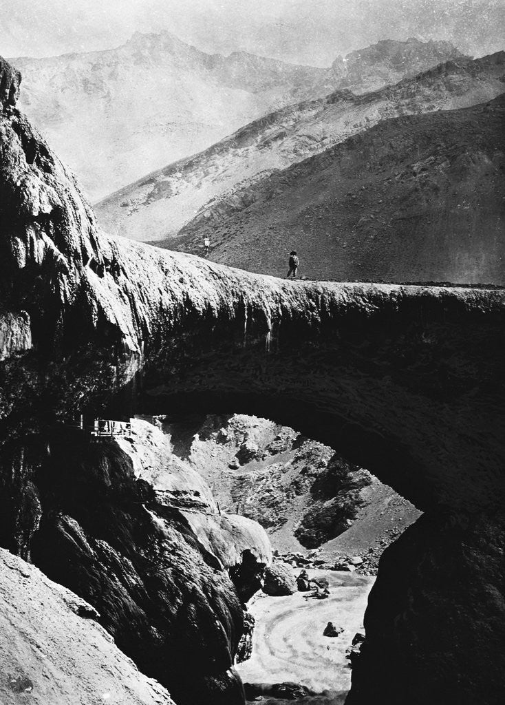 Detail of Bridge of the Inca, Argentinian Andes by Anonymous