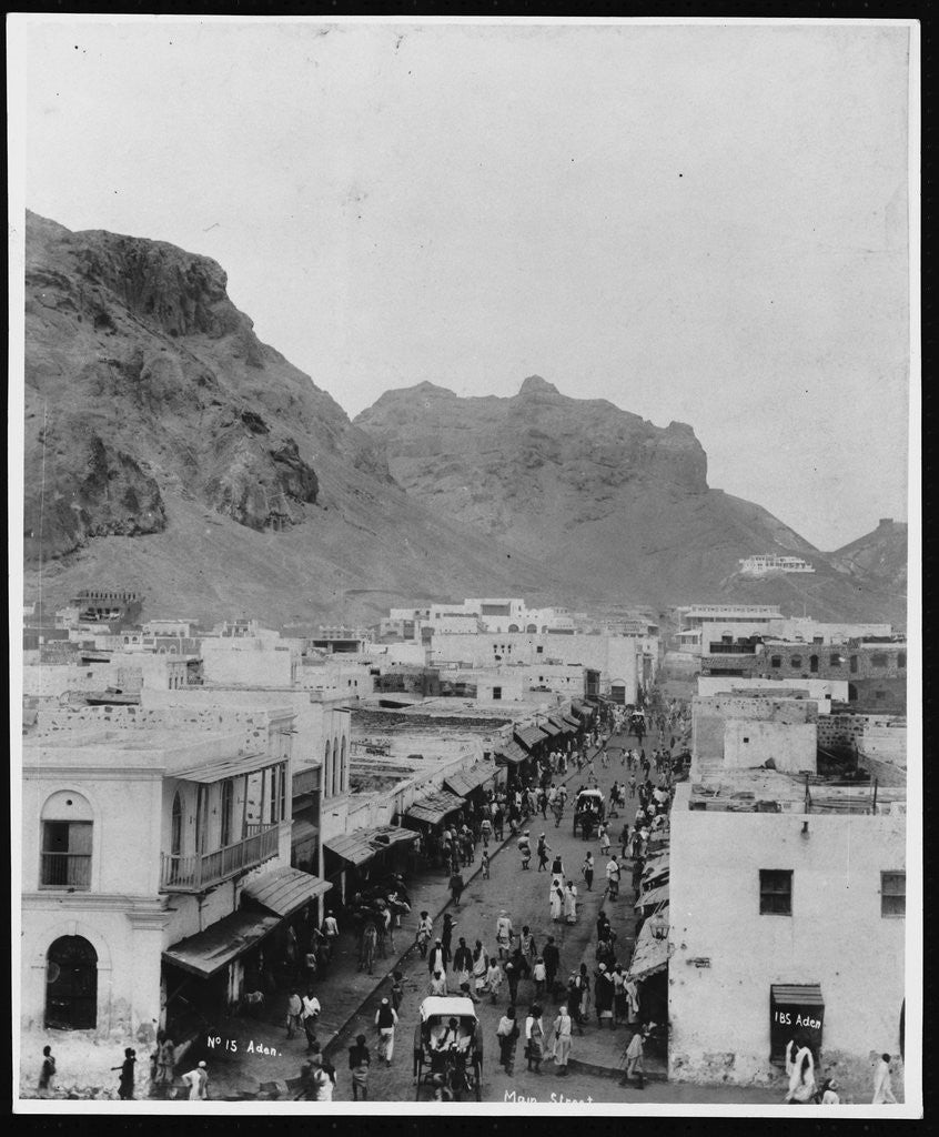 Detail of Aden's Main Street by Anonymous