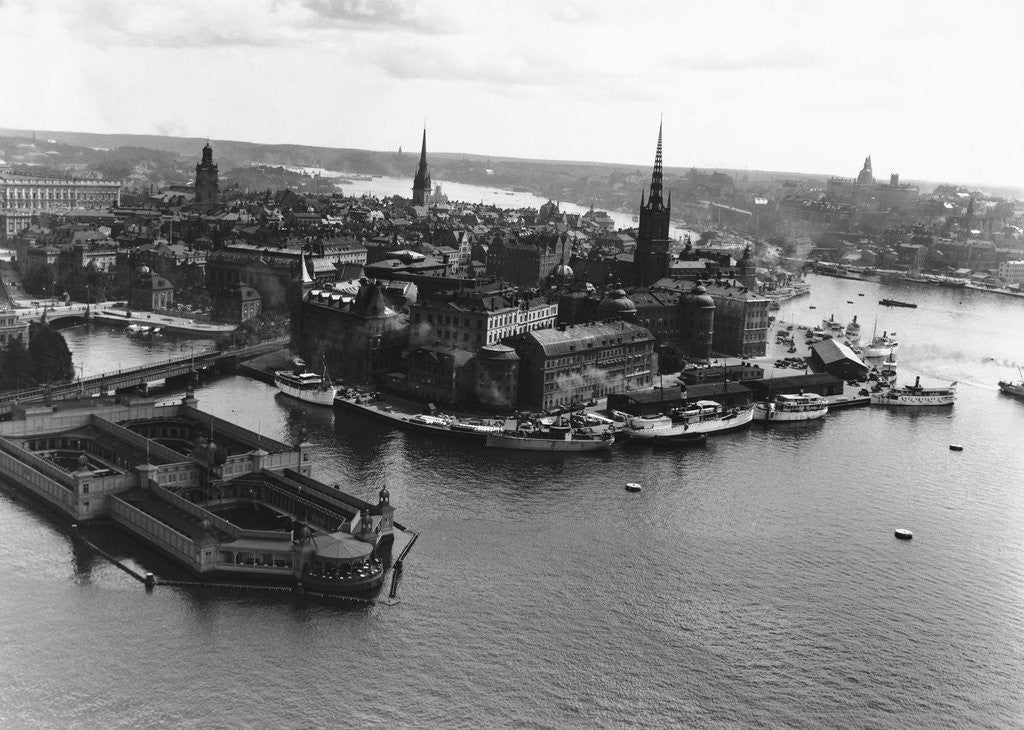 Detail of Stockholm from the Air by Anonymous