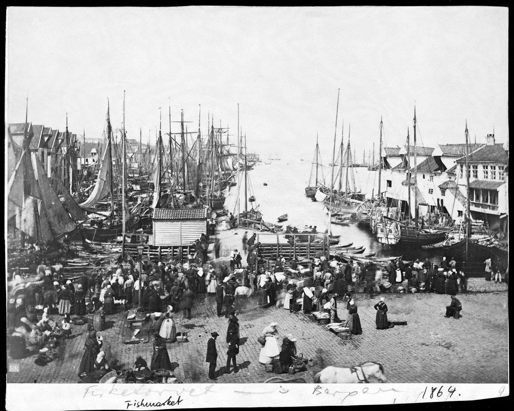 Detail of Fishmarket in Progress by Anonymous