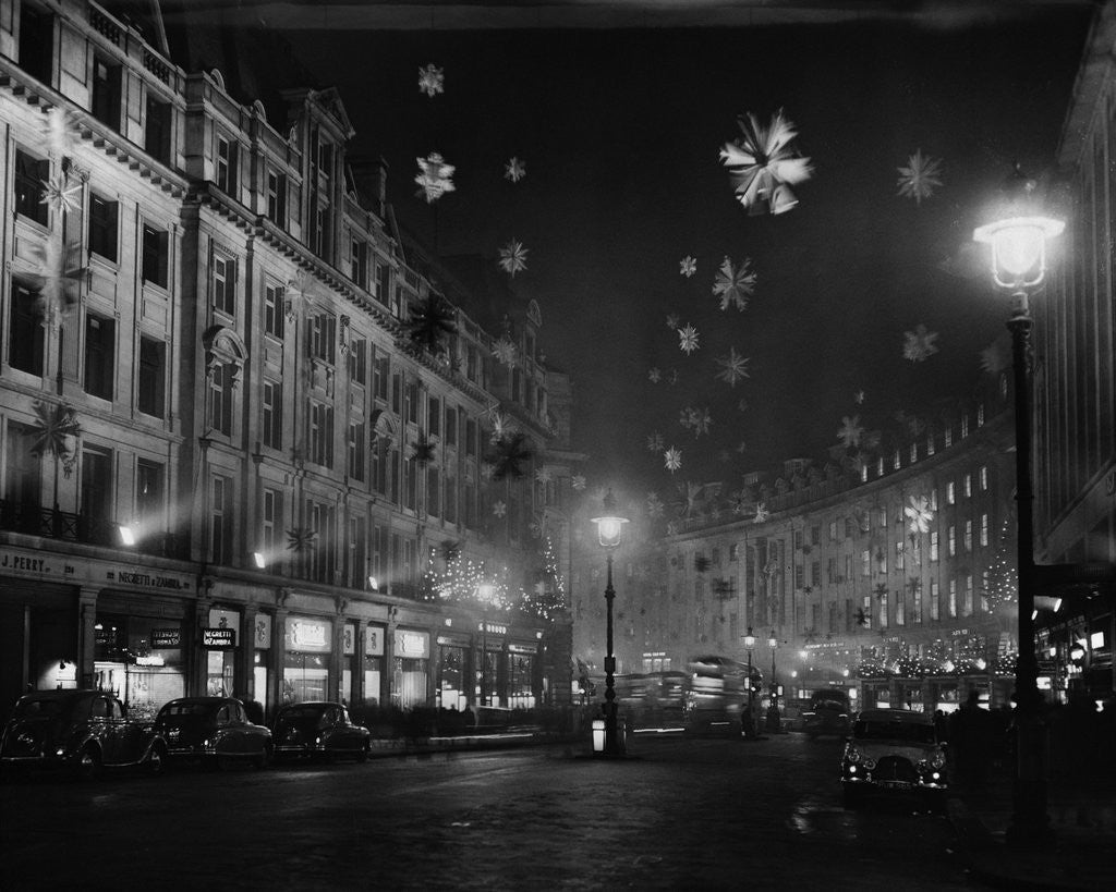 Detail of Regent Street Christmas Decorations by Corbis