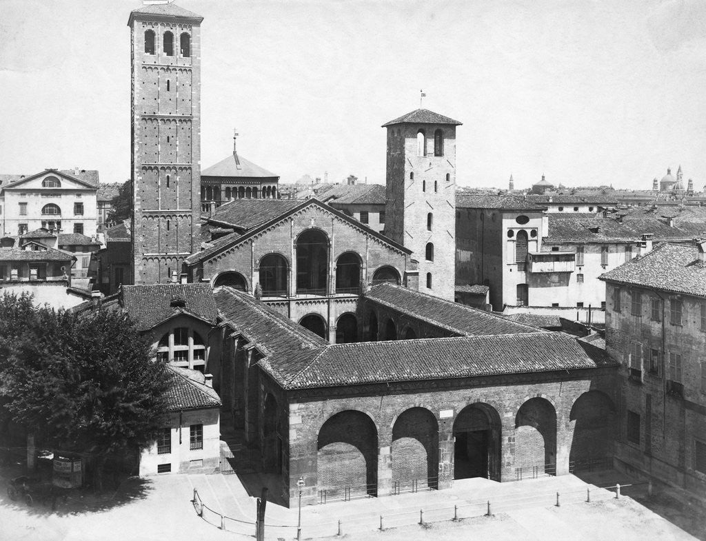 Detail of Sant'Ambrogio Basilica by Anonymous