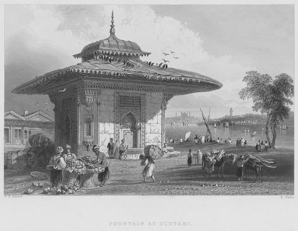 Detail of Fountain At Scutari, Turkey by Anonymous