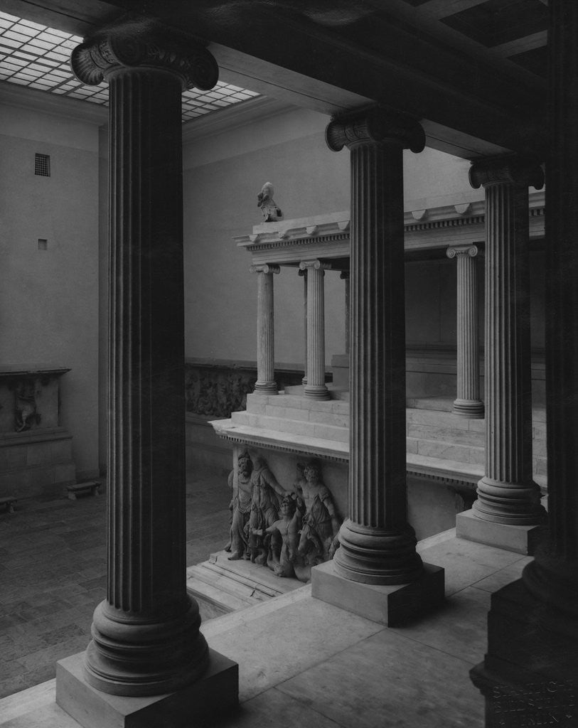 Detail of Columns of Pergamon by Corbis