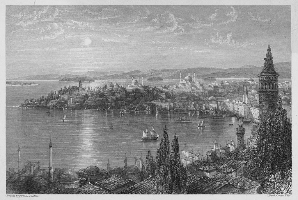 Detail of Constantinople by Corbis