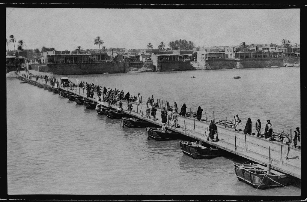 Detail of Katah Bridge Across The Tigress, Baghdad by Anonymous