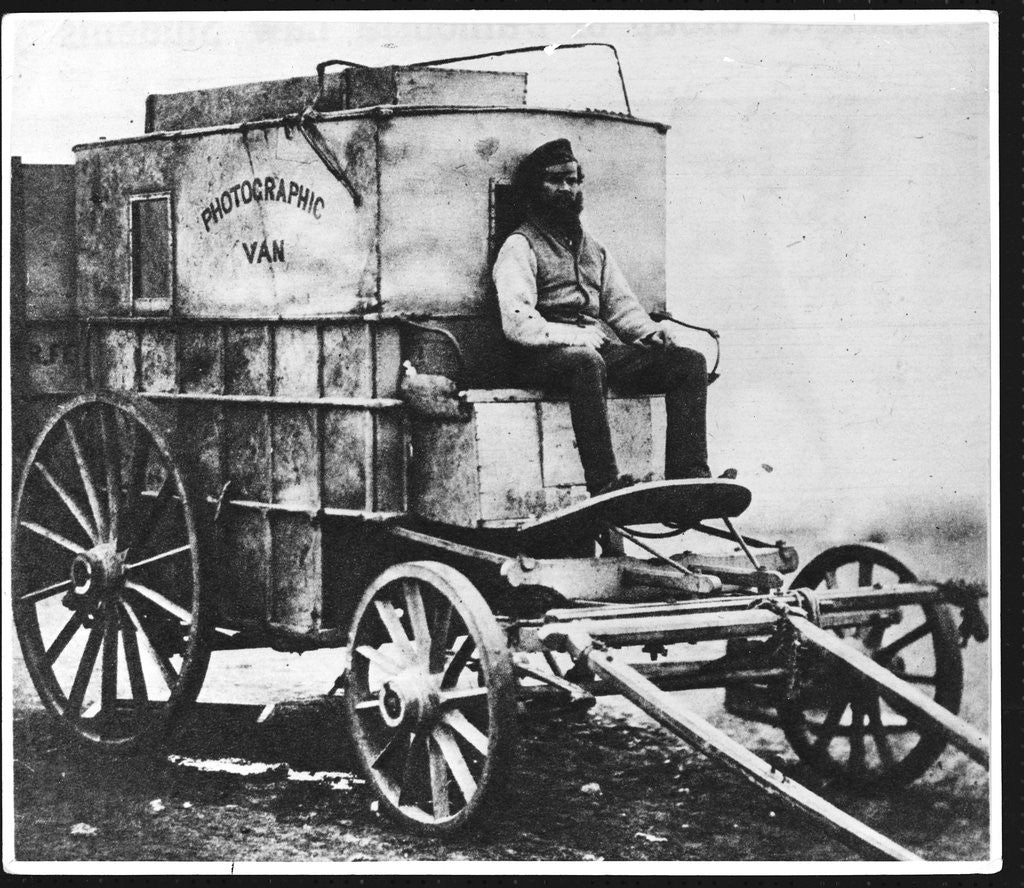 Detail of Mobile Darkroom at Crimean War by Anonymous