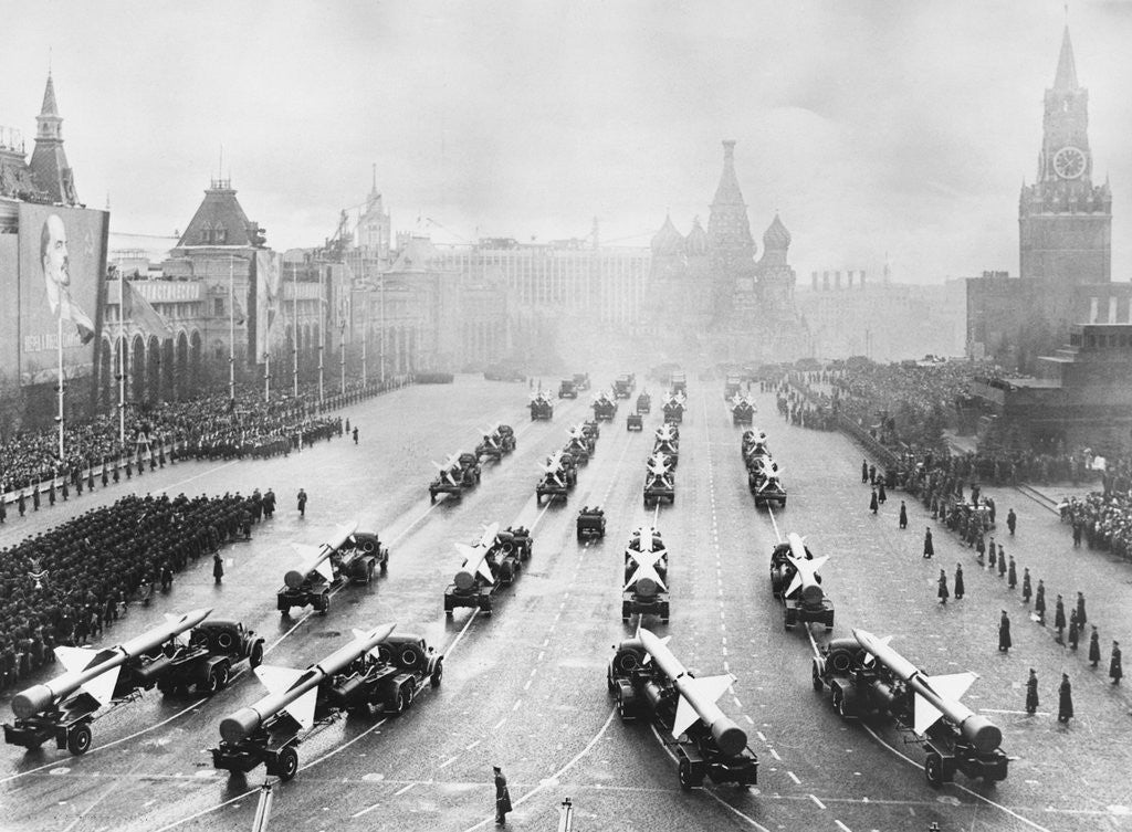 Detail of Military Parade in Red Square by Anonymous