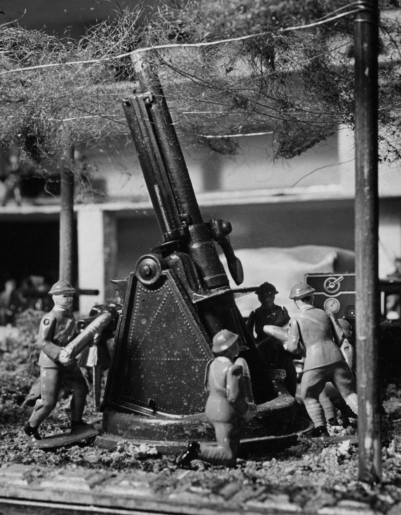 Detail of Toy Soldiers and Anti-aircraft Artillery by Anonymous