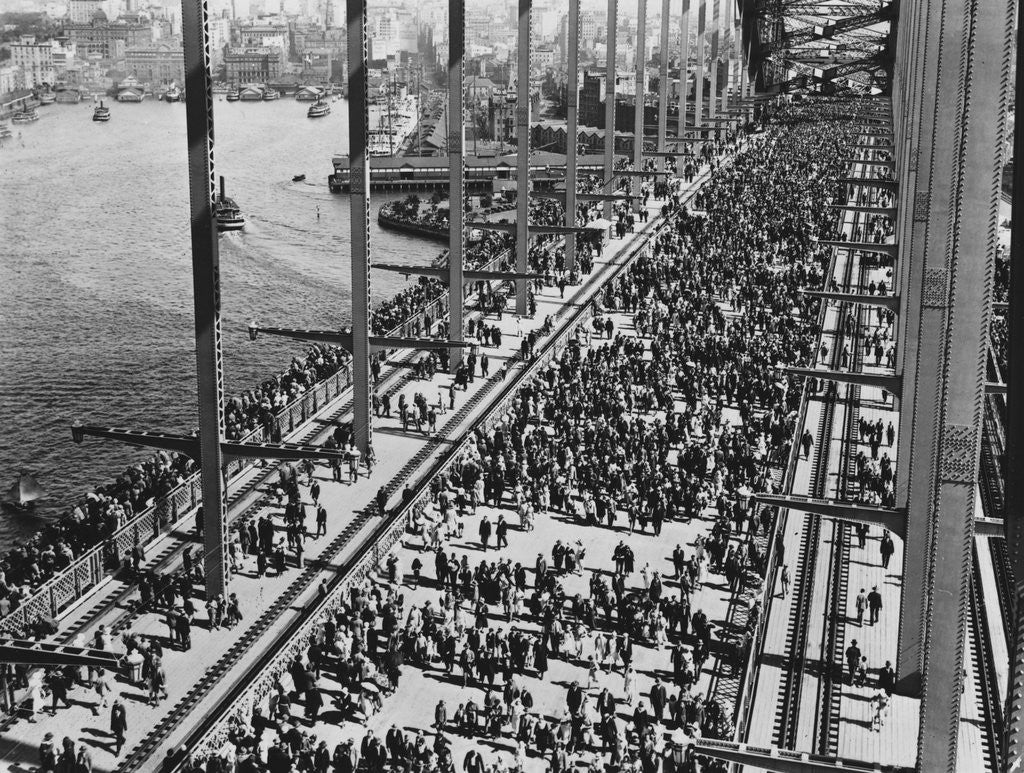 Detail of Opening of the Sydney Harbour Bridge by Anonymous