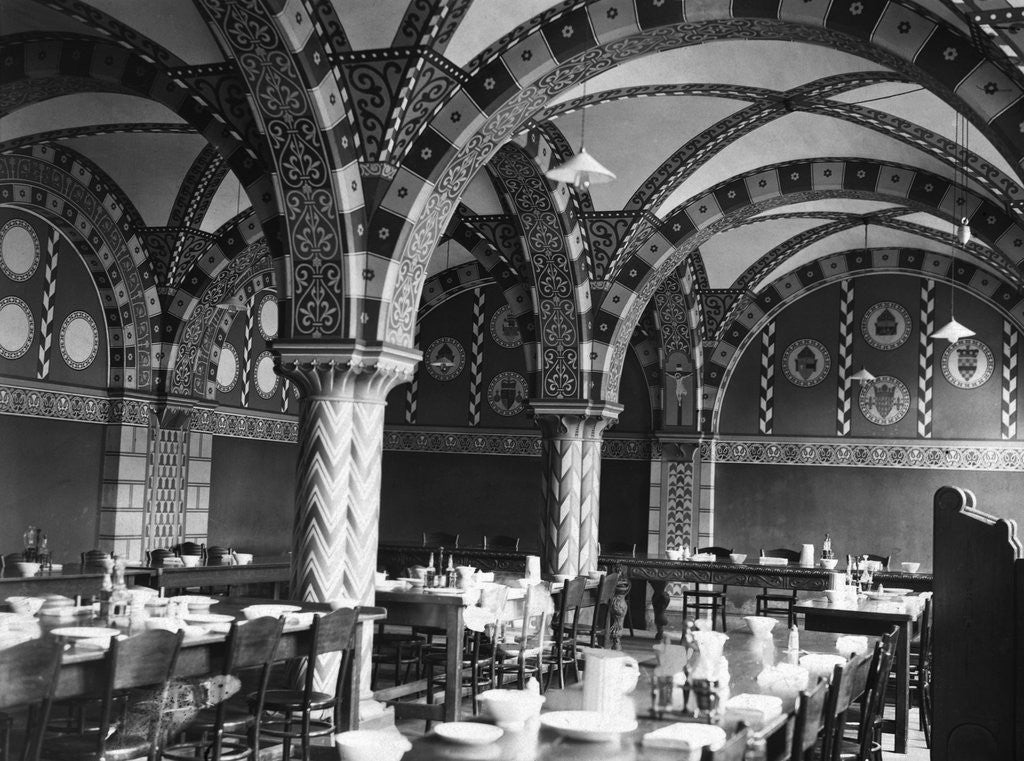 Detail of Dining Hall of Buckfast Abbey by Anonymous