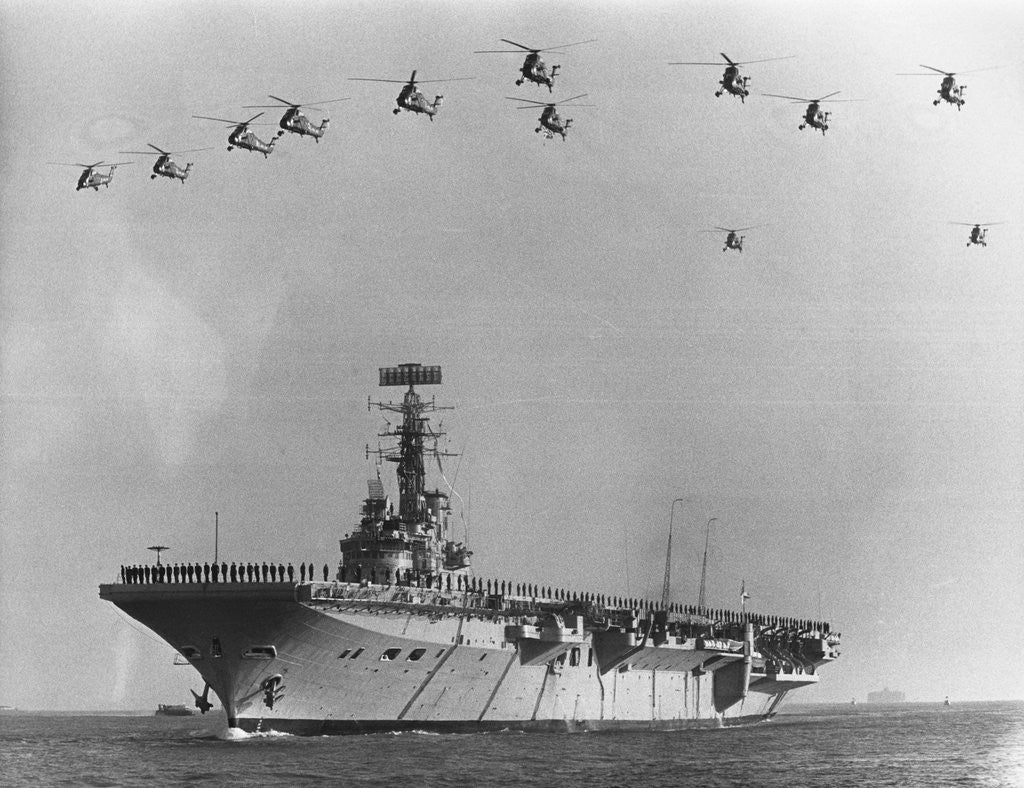 Detail of Farewell Ceremony for HMS Albion by Anonymous