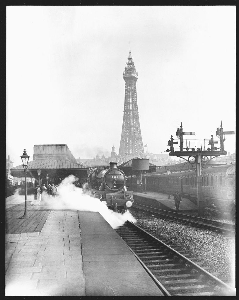Detail of The Fylde Coast Express at Blackpool Central Station by Anonymous