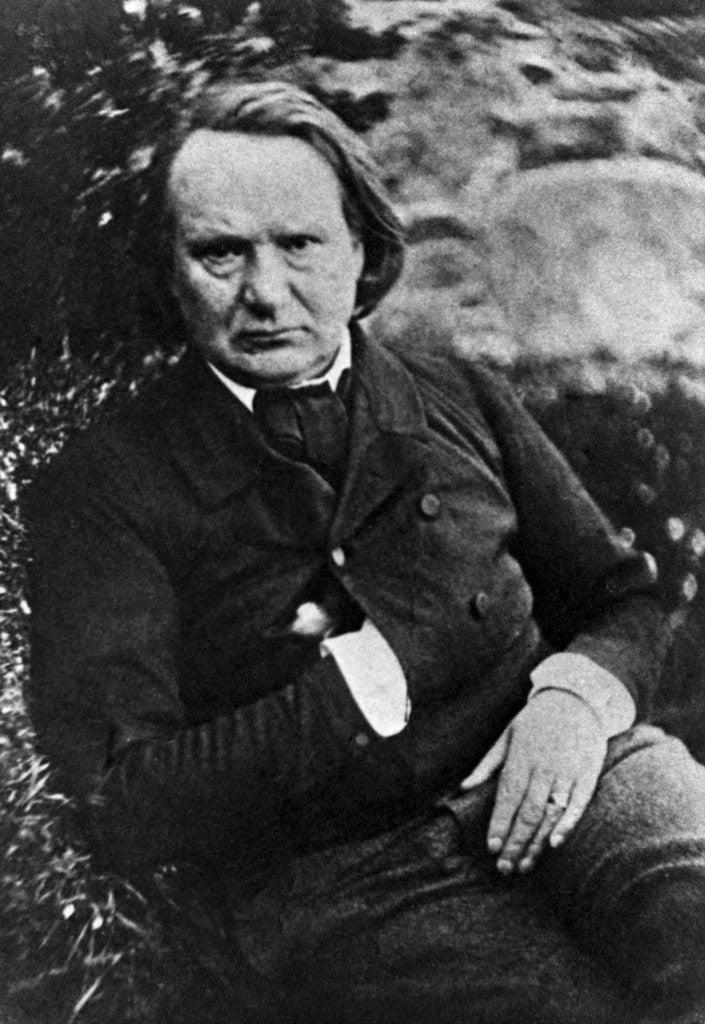 Detail of Victor Marie Hugo by Anonymous