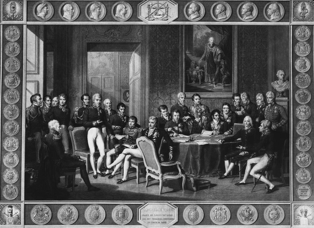 Detail of Delegates at the Congress of Vienna by Anonymous