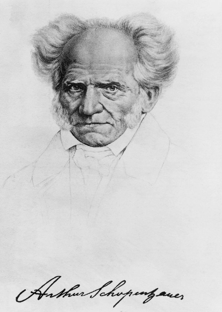 Detail of Arthur Schopenhauer by Corbis