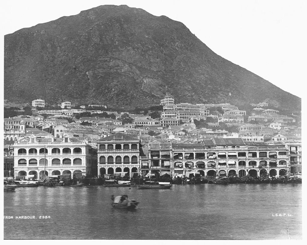 Detail of Hong Kong from the Harbour by Anonymous