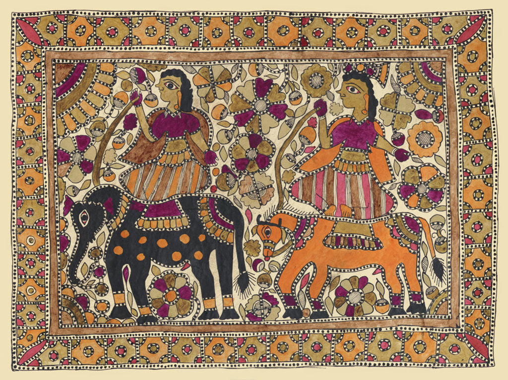 Detail of Indra and Indrani by Shivam