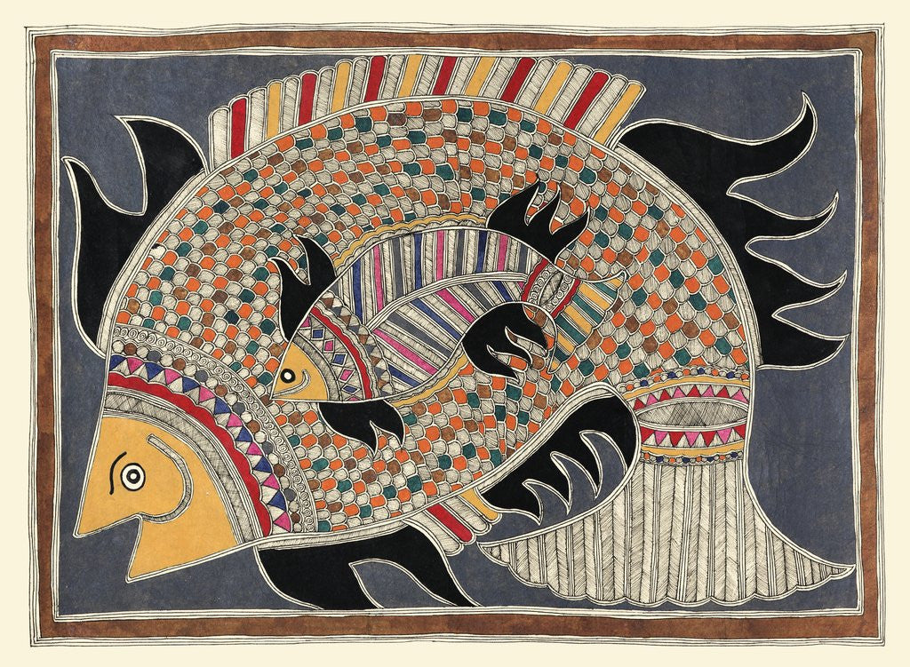 Detail of Fish in Fish by Sheetal