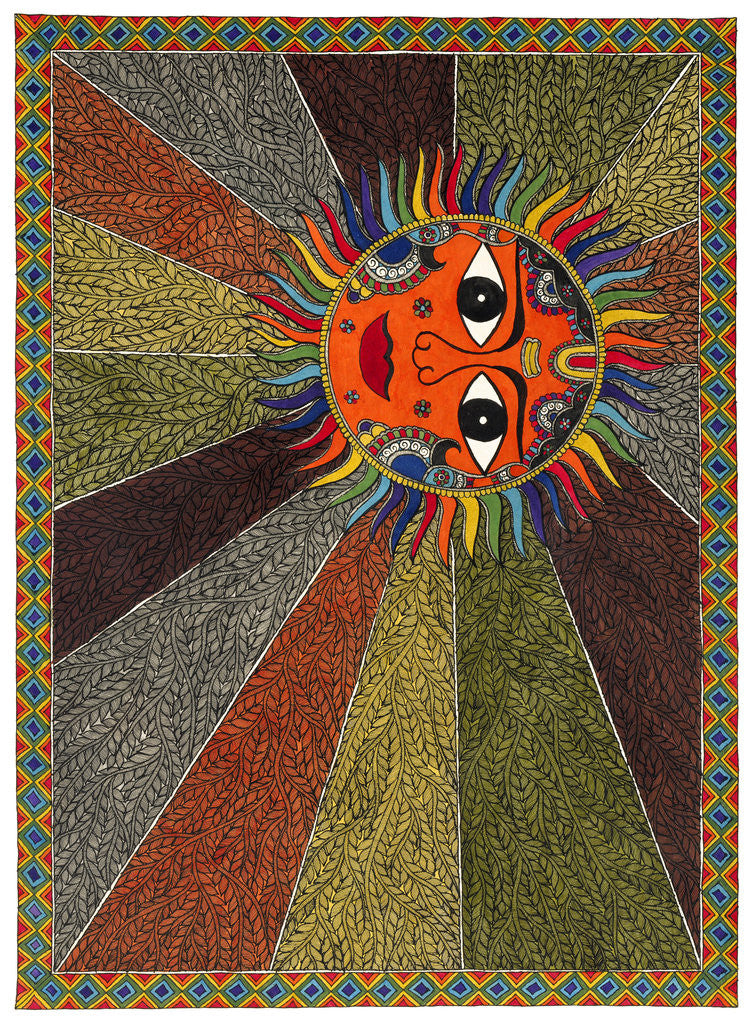 Detail of Sun by Maneesh