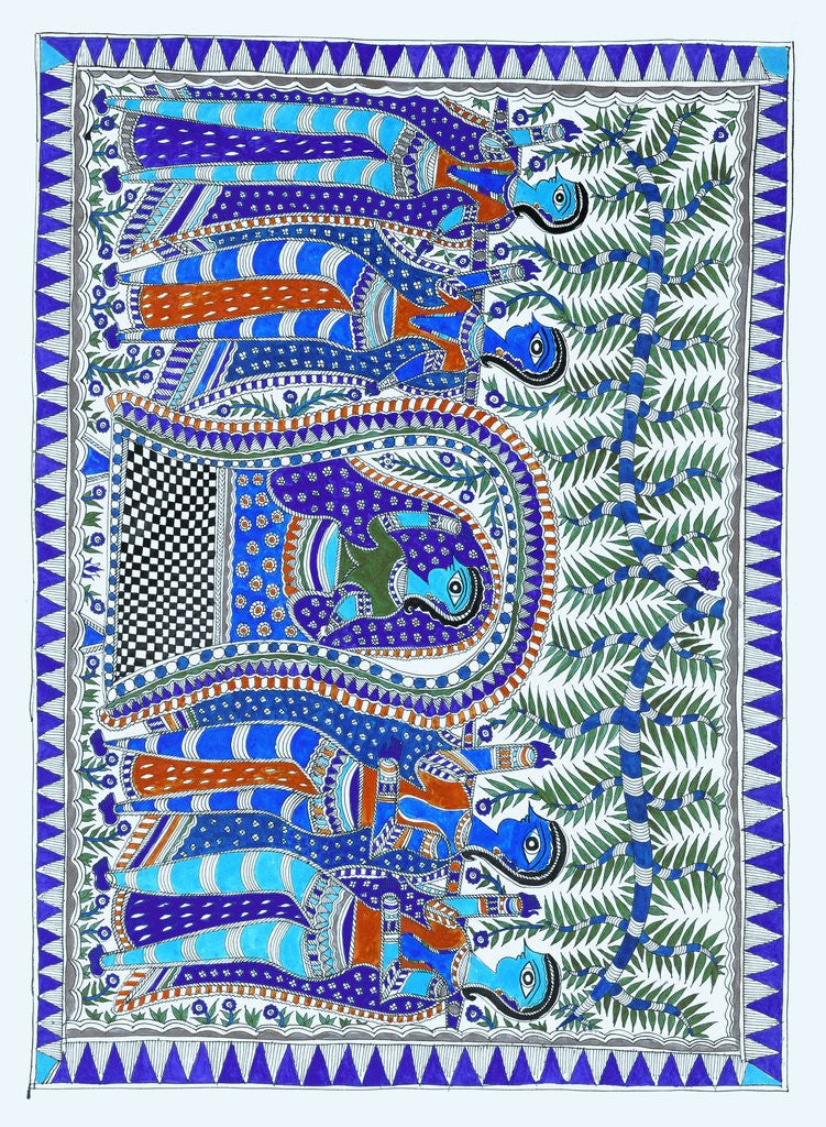 Detail of Dholi of Bride by Maneesh