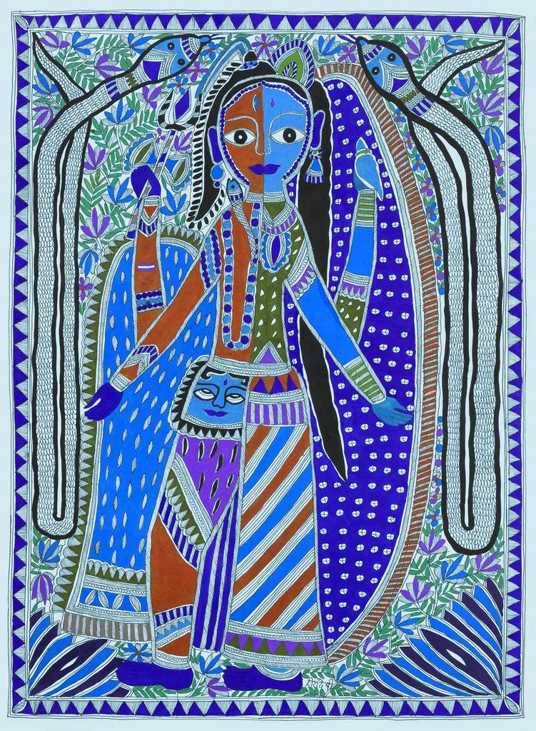 Detail of Shiva & Parvati by Anand