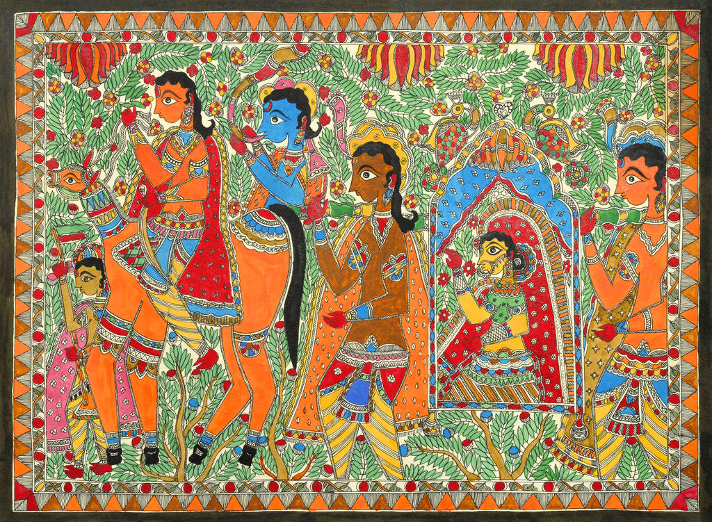 Detail of Dholi of Bride by Basnat