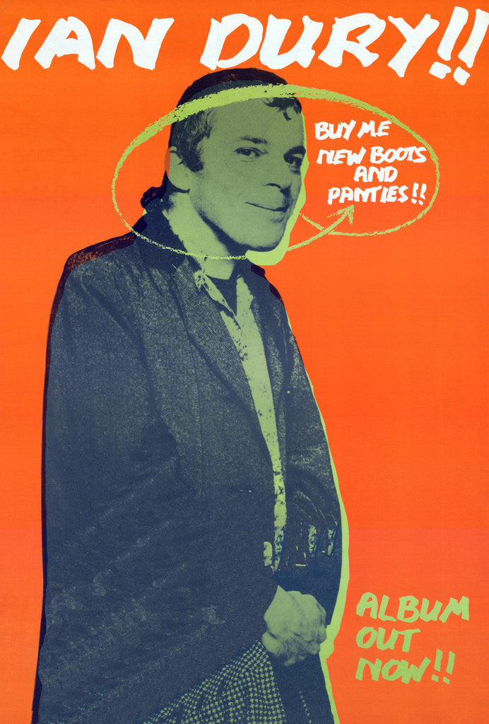 Detail of Ian Dury Poster (2) by Rokpool