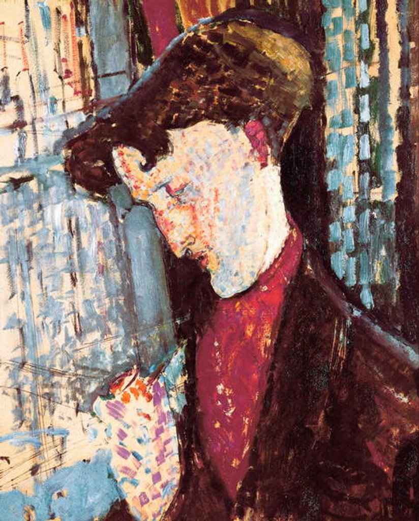 Detail of Portrait du peintre Frank Havilland -1914 by Amedeo Modigliani