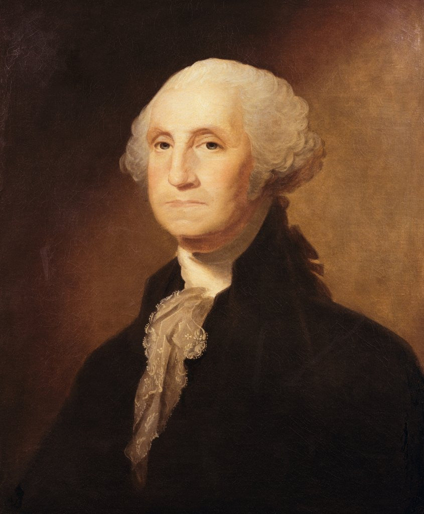 Detail of George Washington by Gilbert Charles Stuart