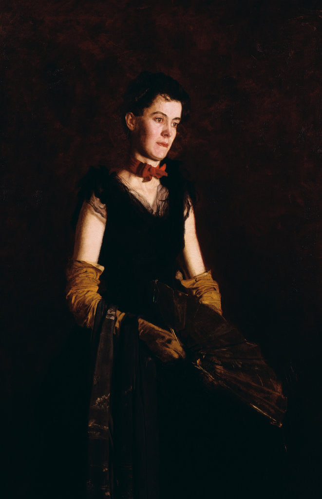 Detail of Letitia Wilson Jordan by Thomas Eakins
