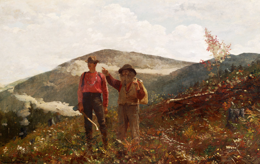 Detail of Two Guides by Winslow Homer