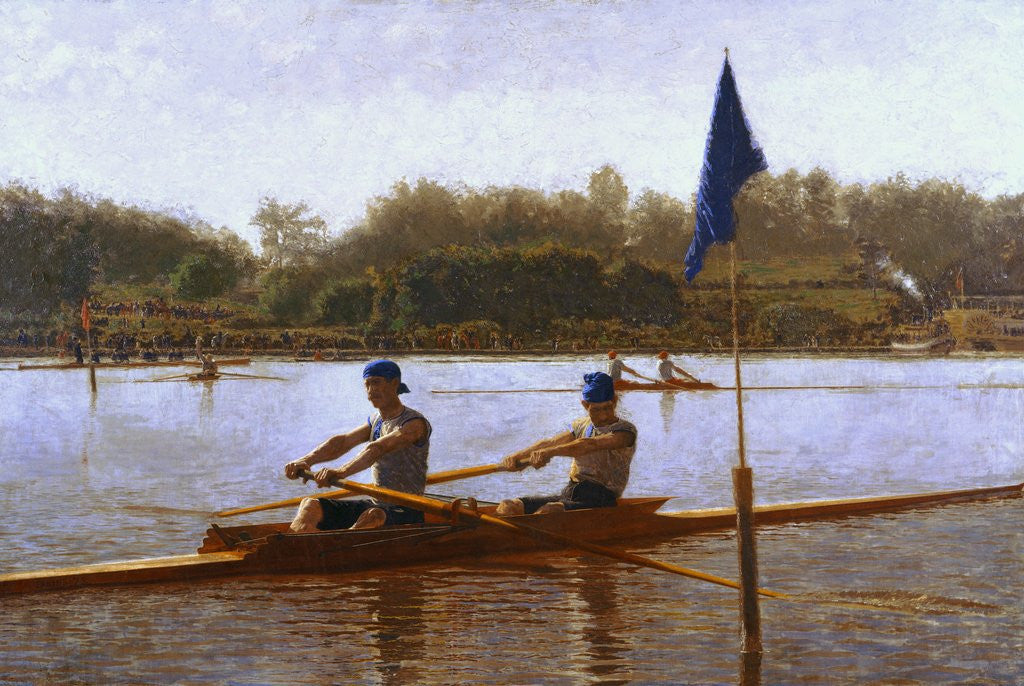 Detail of Biglen Brothers Turning the Stake by Thomas Eakins